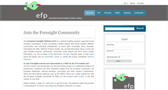 Desktop Screenshot of foresight-platform.eu