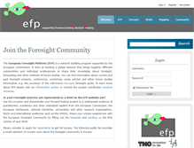 Tablet Screenshot of foresight-platform.eu